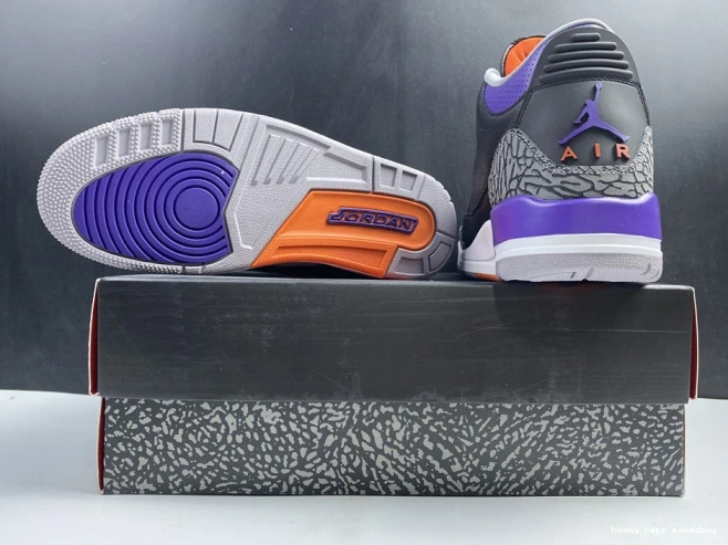 Cheap Husky Retro 050 Jordan 3 Air Black Court CT8532 Purple 0718